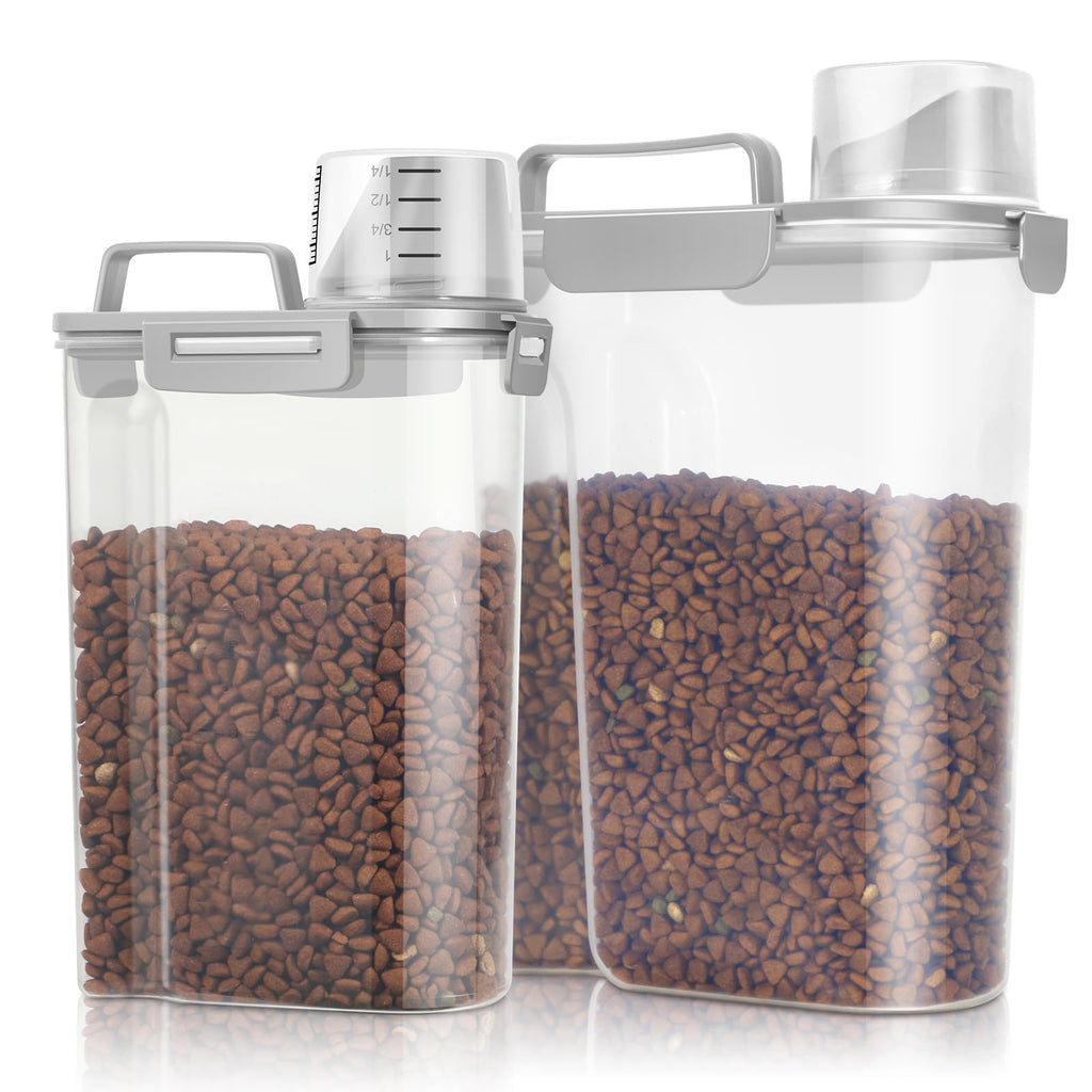 2 Pack Airtight Pet Food Storage Containers with Spout O2613
