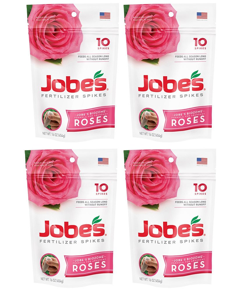Rose Fertilizer Spikes 9-12-9 Time Release 10 Spikes 4 Pack N540987