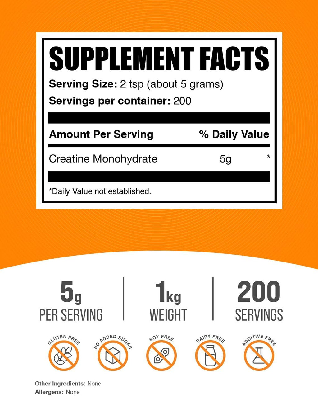 Micronized Creatine Monohydrate Powder Unflavored 1kg H845958