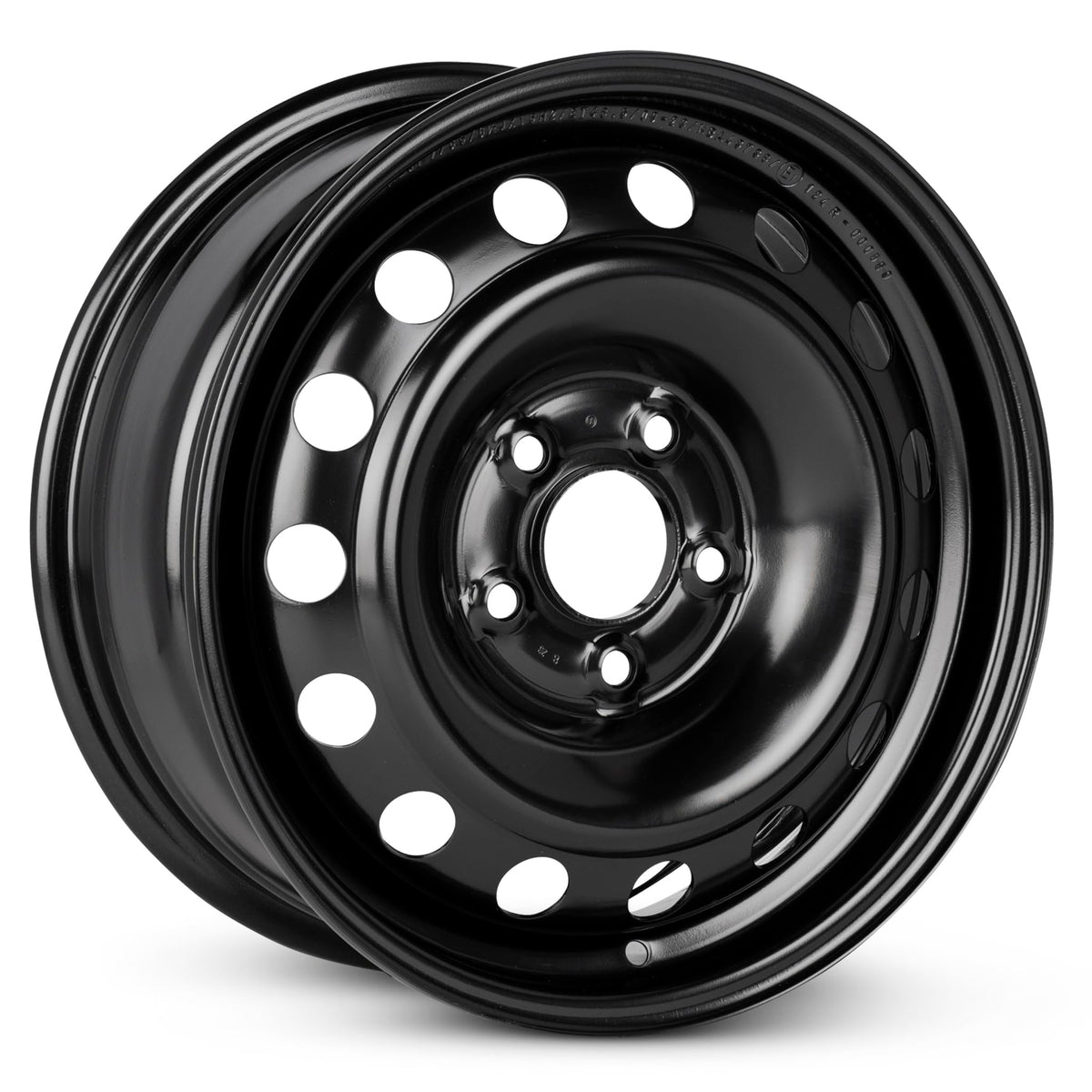 16 Inch Painted Black Car Wheel H859176