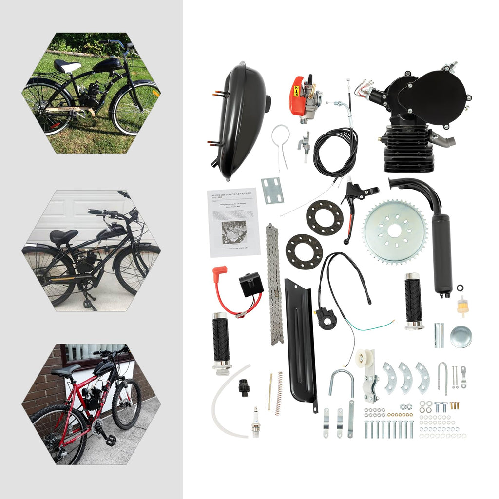 110cc 2-Stroke Bicycle Engine Kit for 26" /28" Bikes E387133