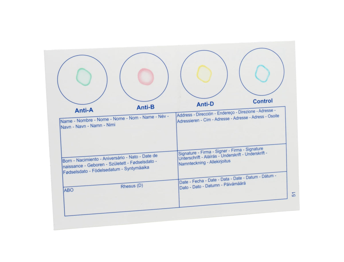 Blood Type Test 1 Pack X450993