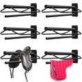 6 Pcs Wall Mount Saddle Rack with Pad Bar M9090
