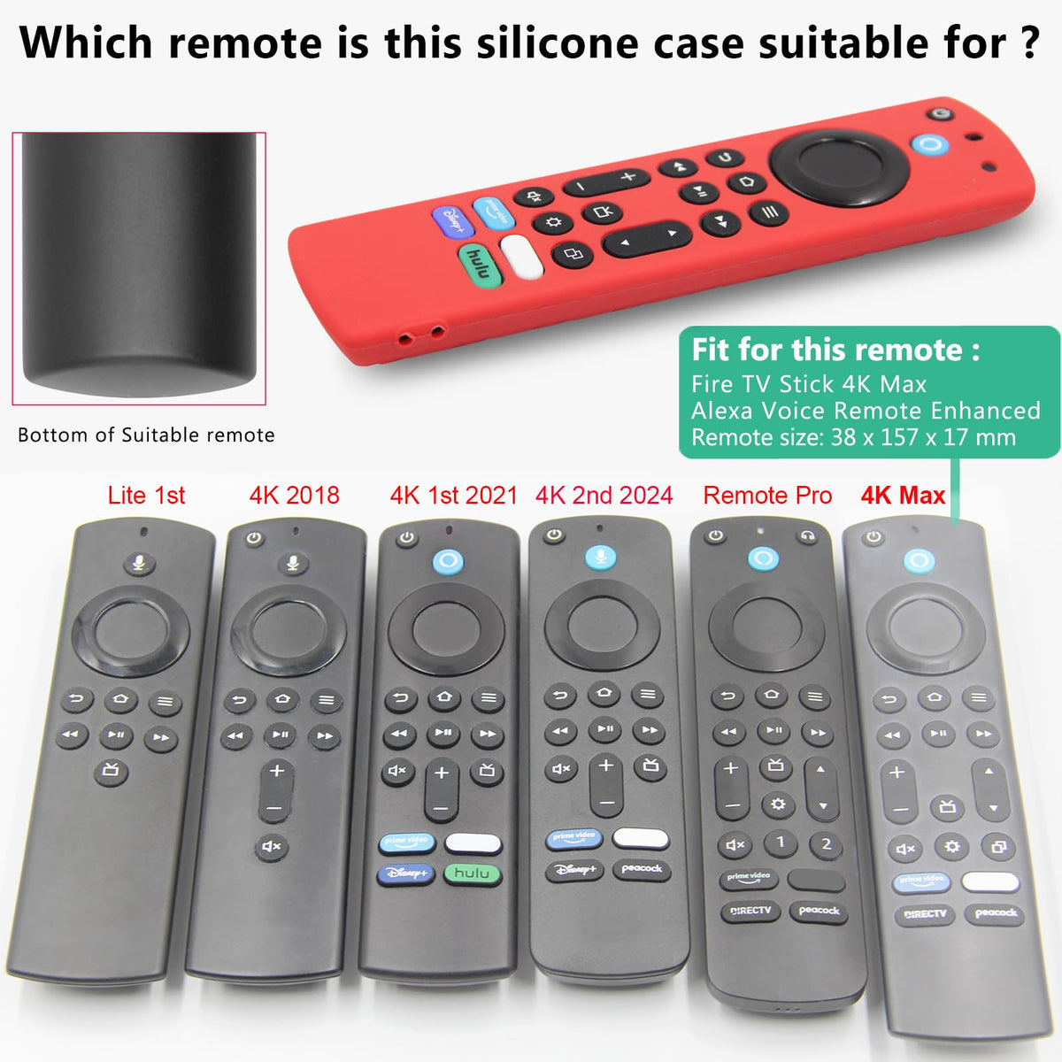 Silicone Remote Case 2pcs with Lanyard L68936