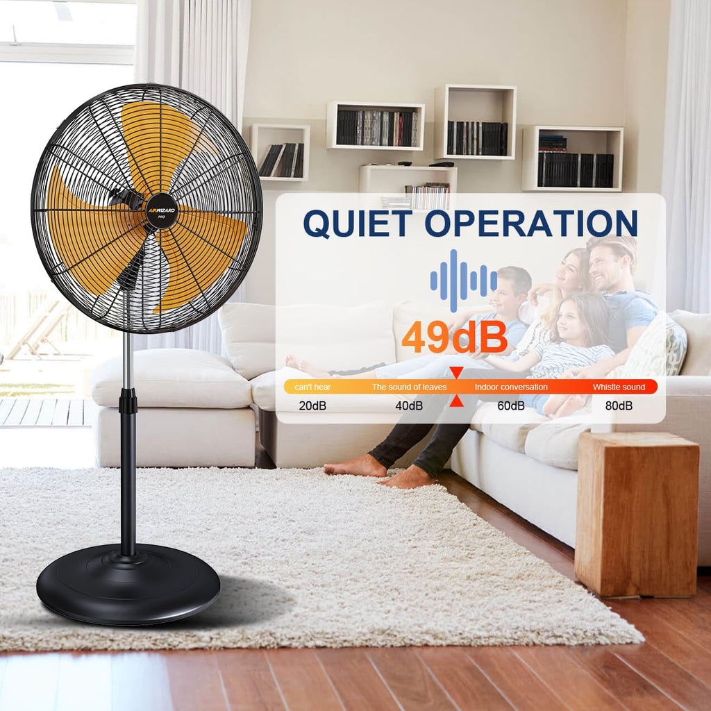 18 inch Oscillating High Velocity Pedestal Fan K755174
