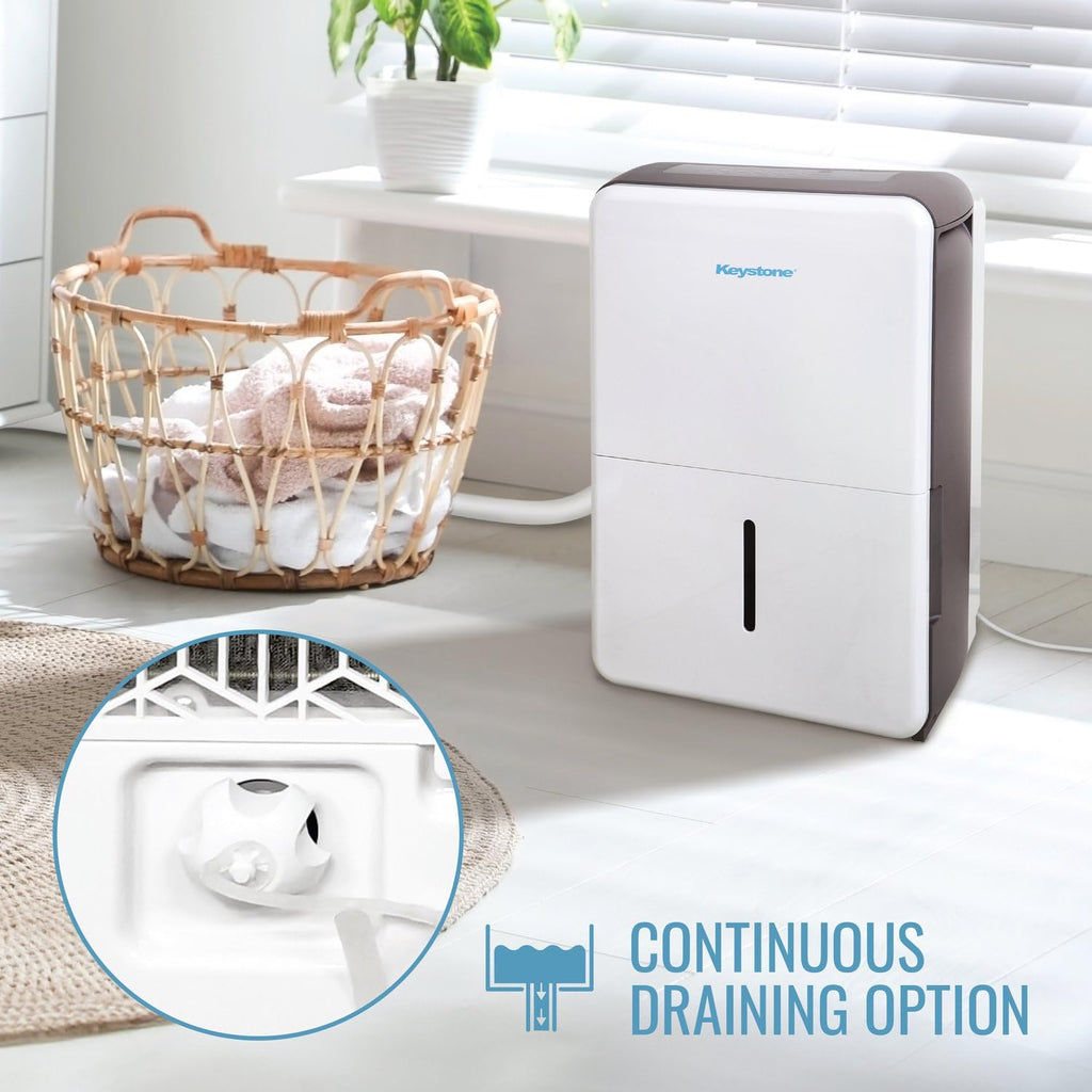 50-Pint Portable Dehumidifier with Auto-Shutoff and Timer K76781