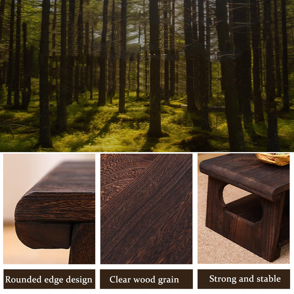 Foldable Japanese Low Floor Table 60x30x22cm Y526482