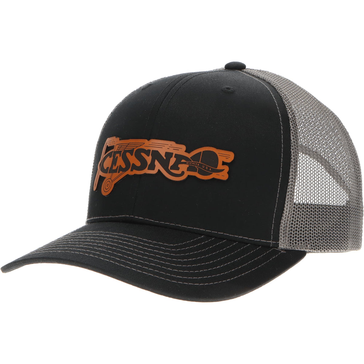 Buckskin Black/Charcoal Trucker Hat R67616