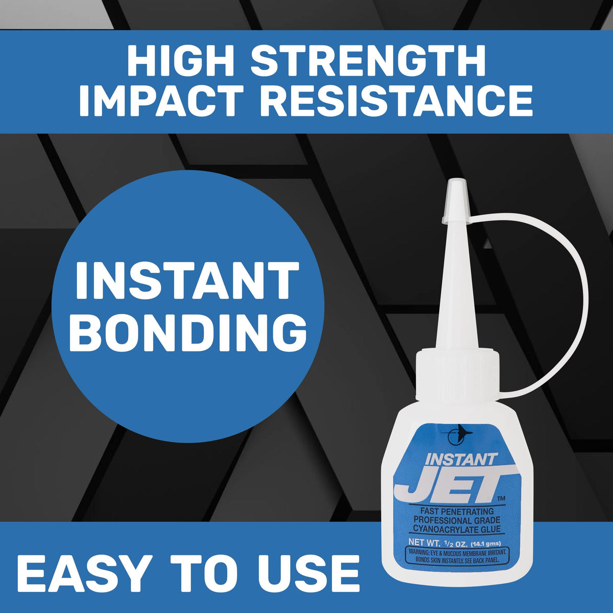 2 oz 12-Pack Fast-Action Multipurpose CA Adhesive J4243
