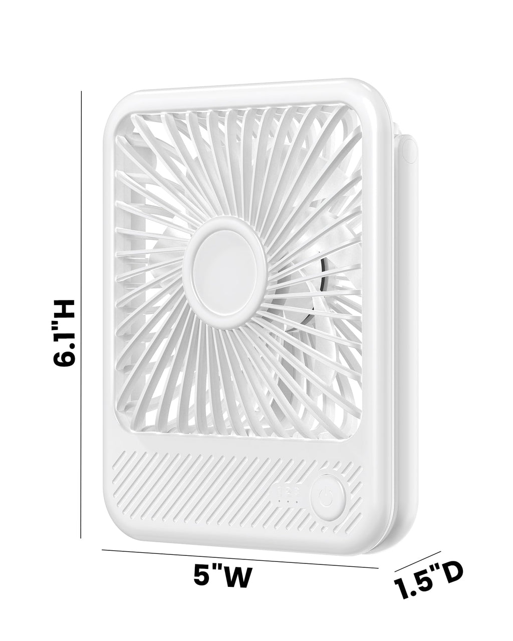 White USB Desk Fan H74996
