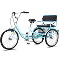 7 Speed Adult Tricycle with Child Seat and Rear Baskets U6788