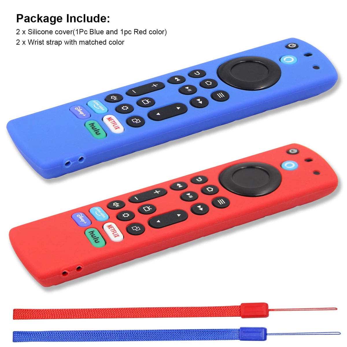 Silicone Remote Case 2pcs with Lanyard L68936