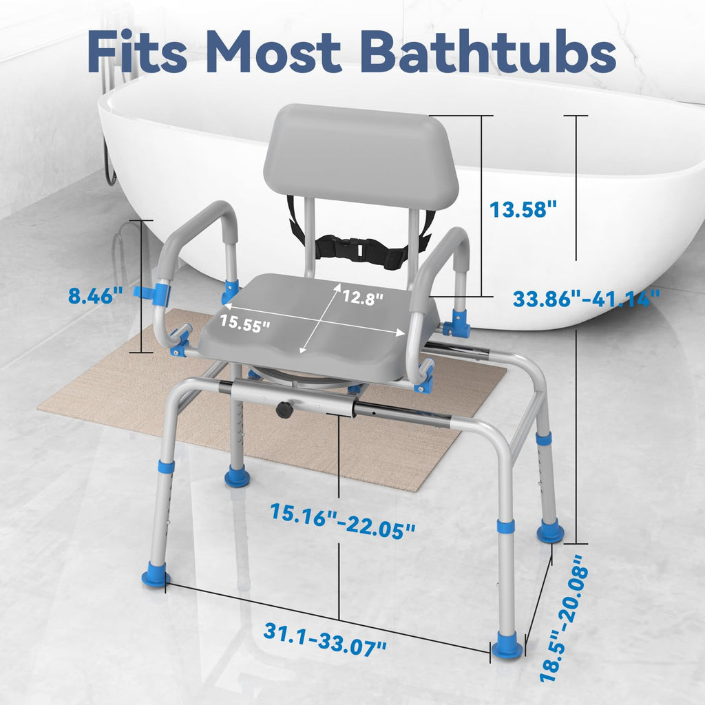 Sliding Shower Chair Tub Transfer Bench P527