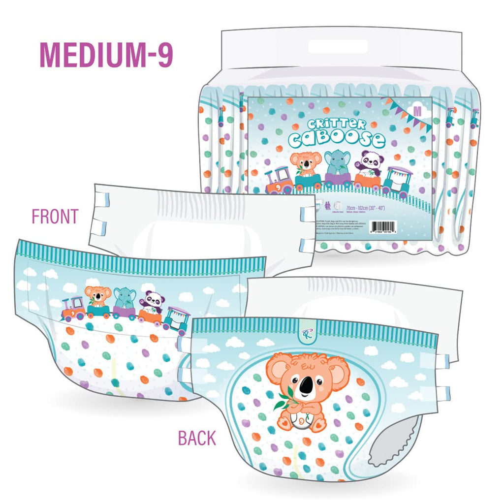 Adult Printed Diapers 12 Pack Medium Y4971
