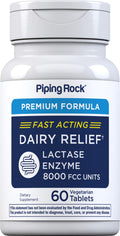 Lactase Enzyme 8000 FCC 60 Tablets K19565
