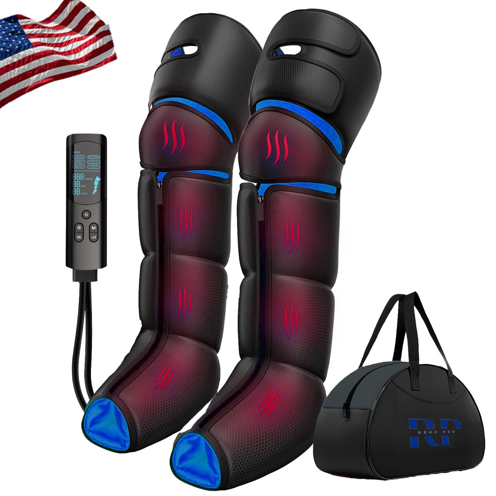 Air Compression Leg Massager with Heat L59590
