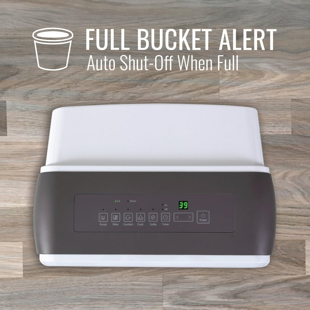 50-Pint Portable Dehumidifier with Auto-Shutoff and Timer K76781