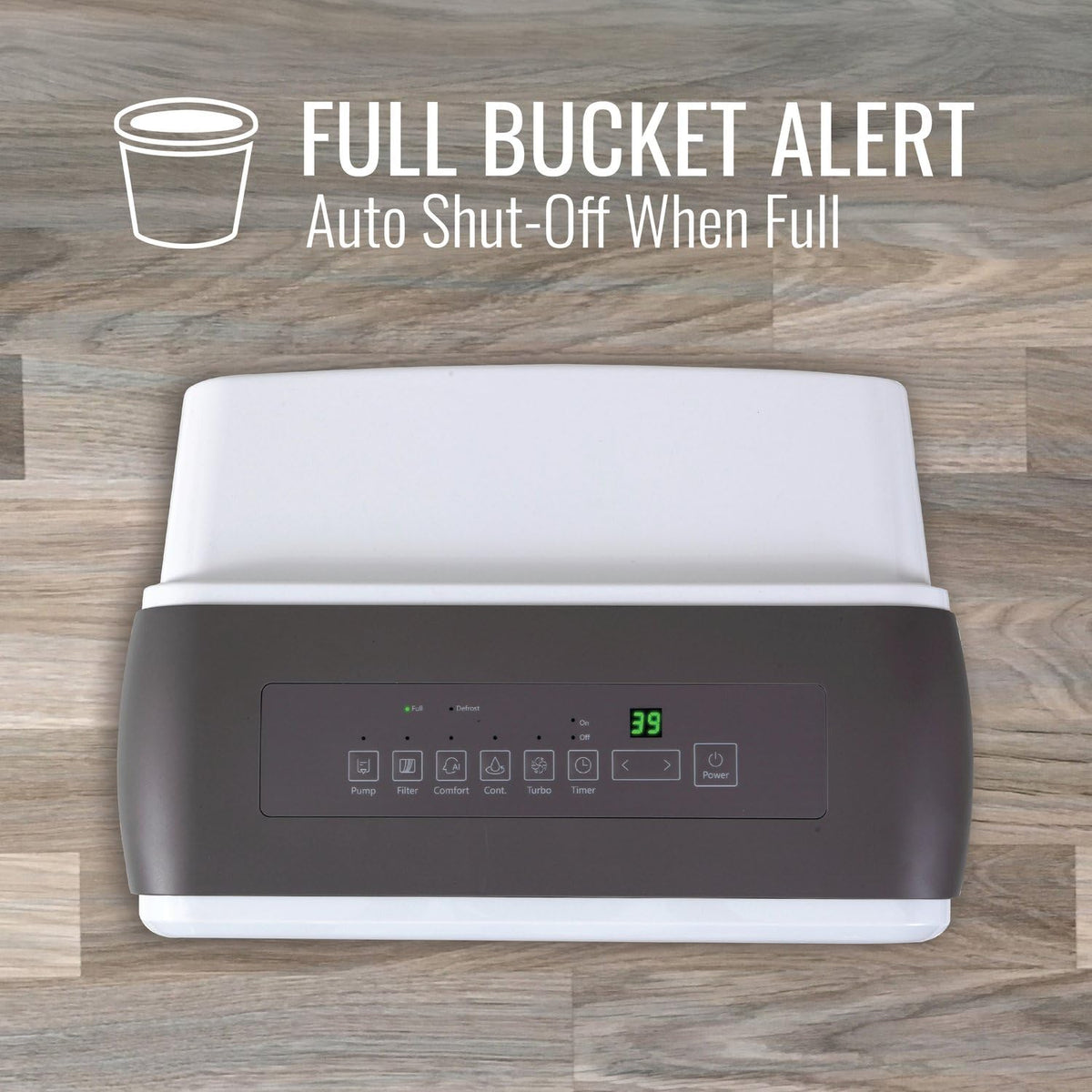 50-Pint Portable Dehumidifier with Auto-Shutoff and Timer K76781