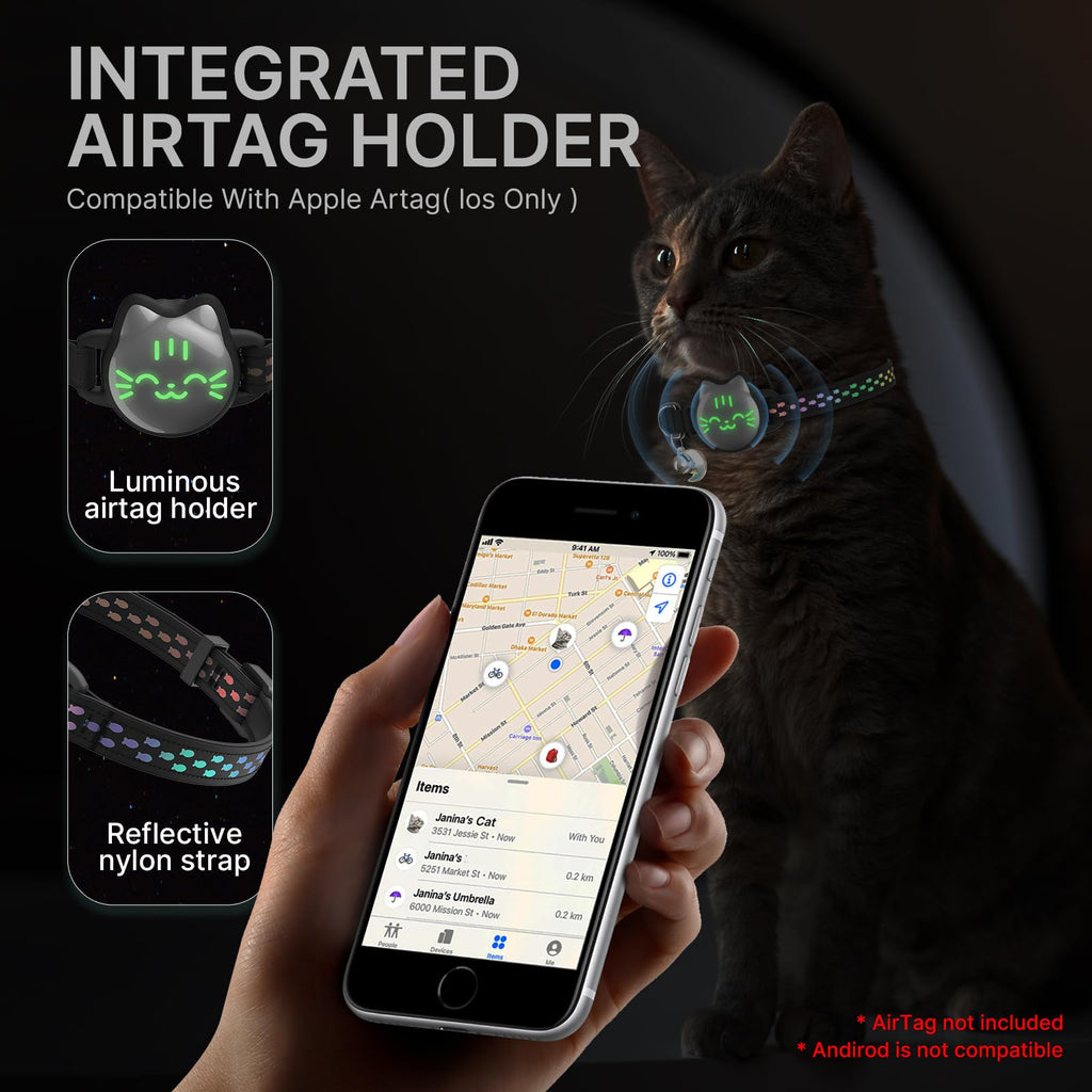 Reflective Breakaway Cat Collar with Bell W103192