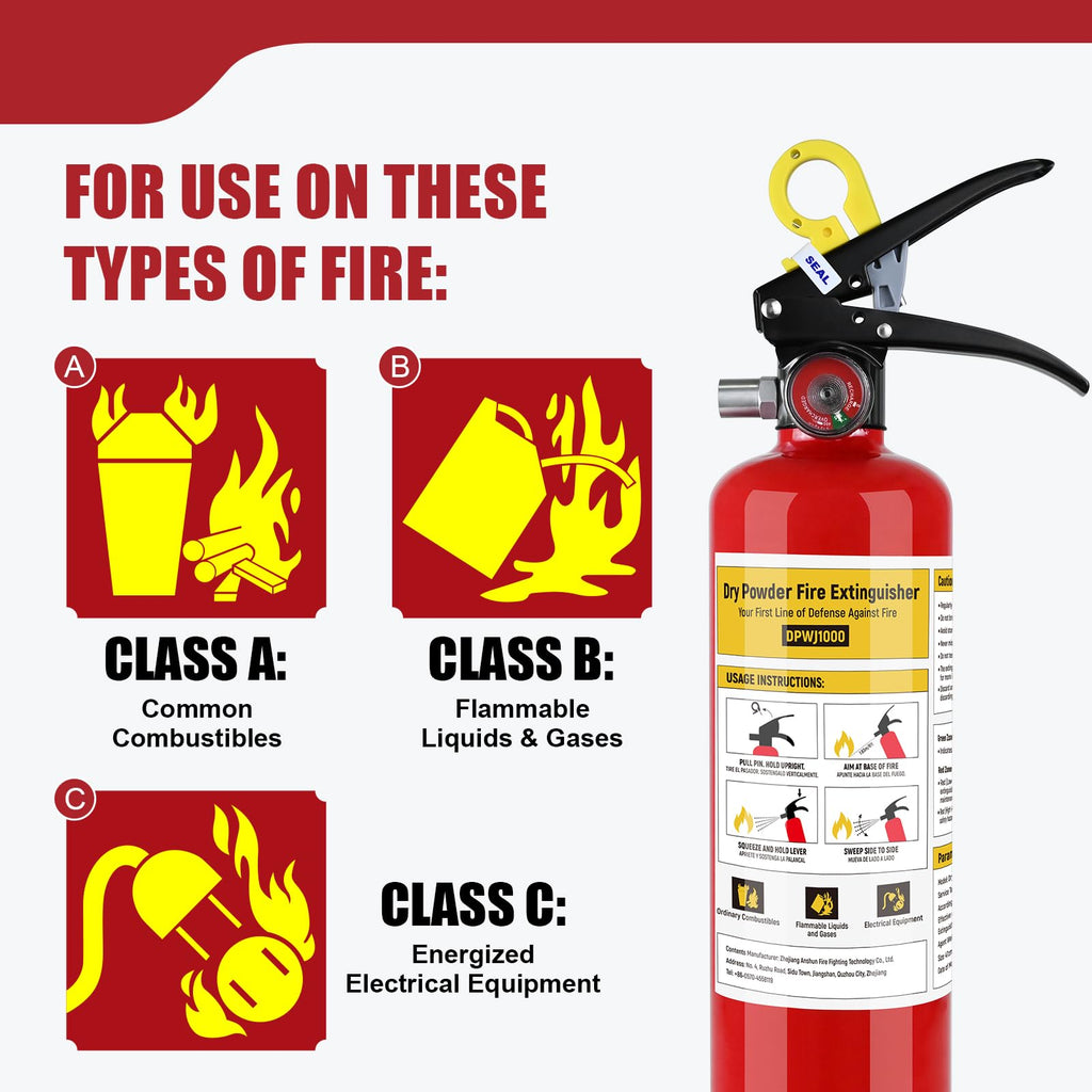 2.5 lb ABC Dry Chemical Fire Extinguishers I9254