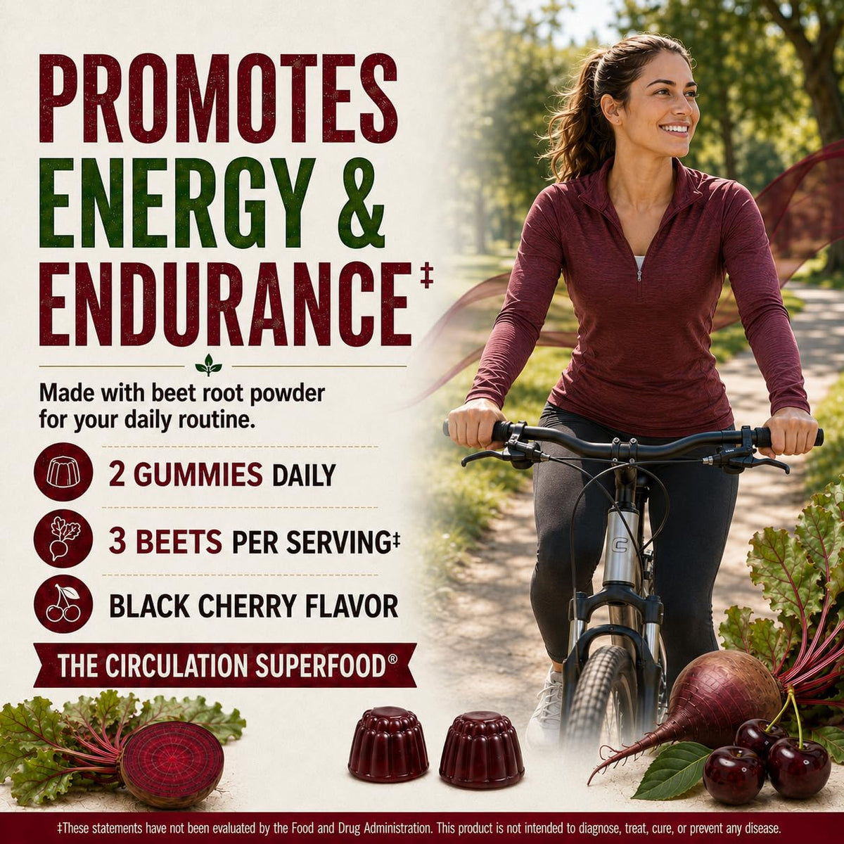 Beet Gummies 60 Count X1163