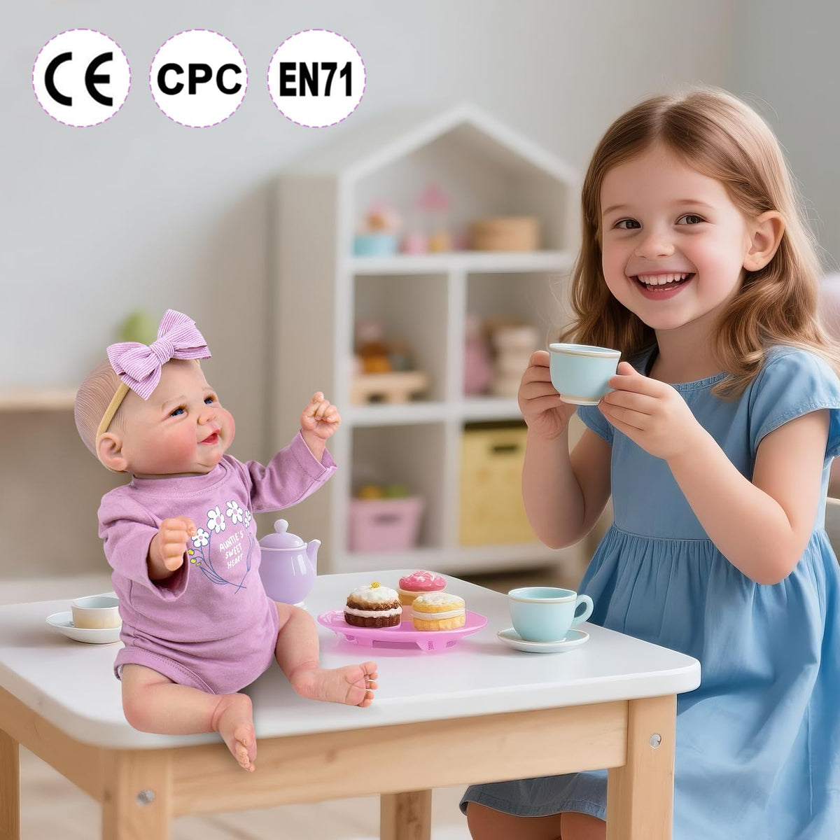 20 Inch Lifelike Baby Doll D3723