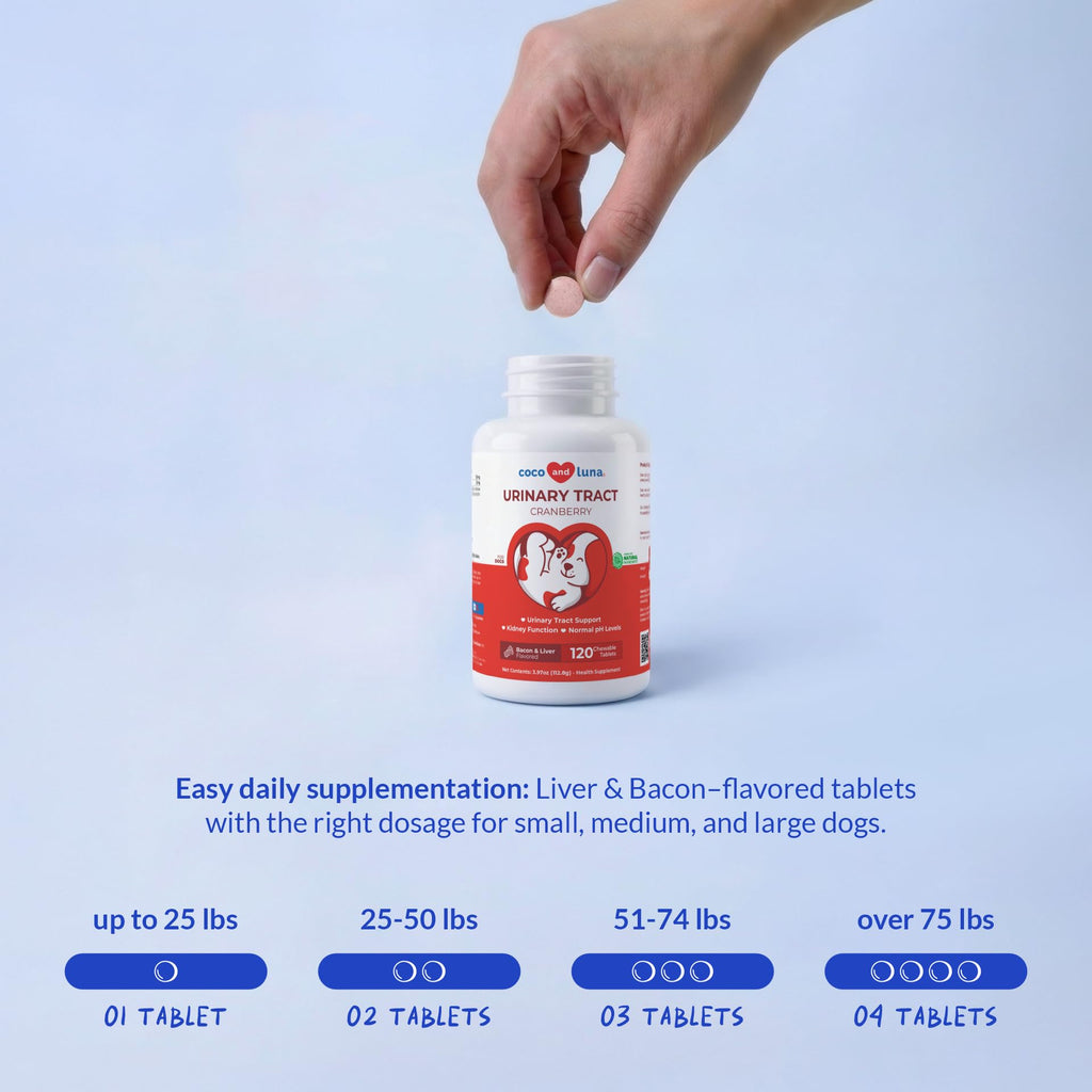 Cranberry Supplement for Dogs 120 ct Q8949