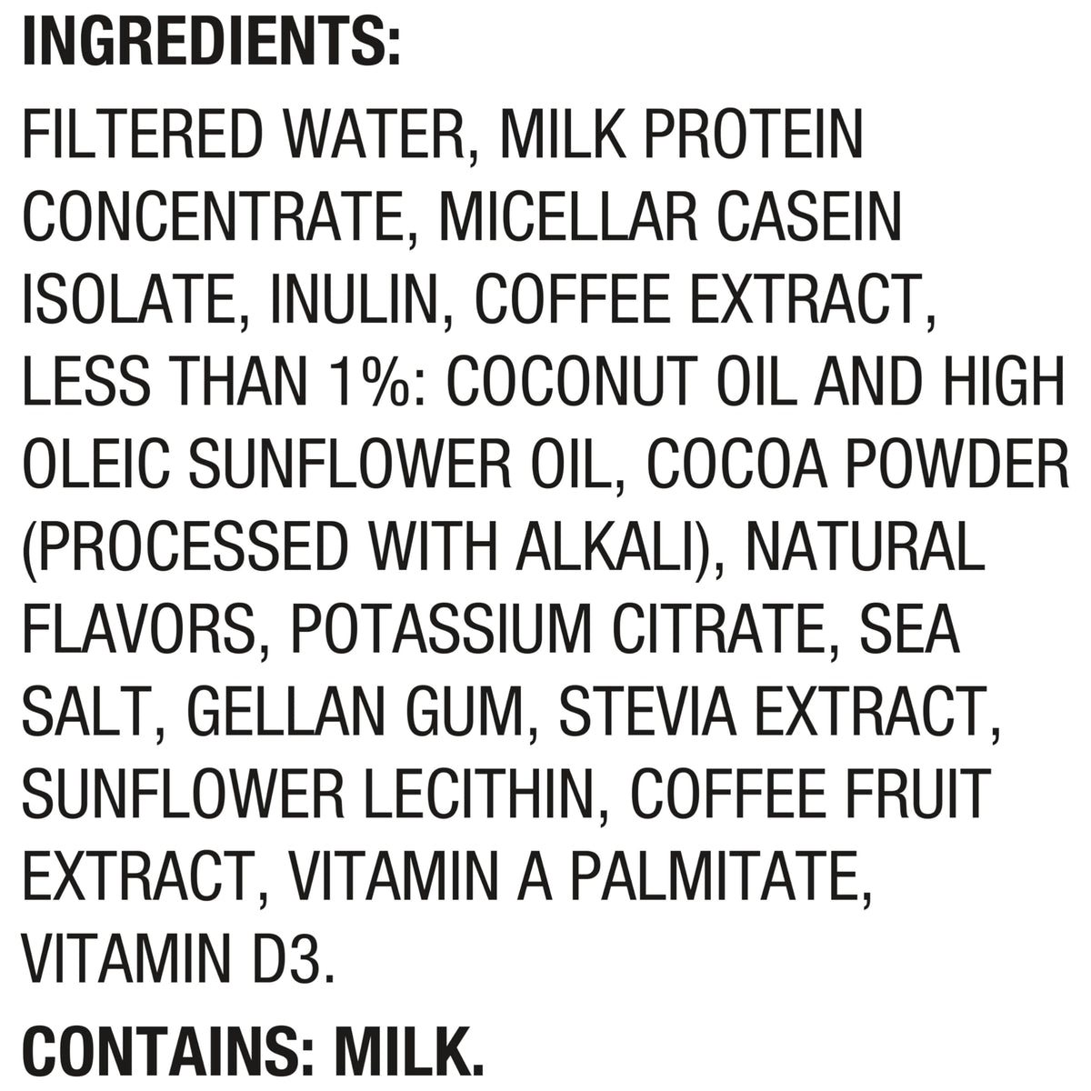 30g Protein Shake, Mocha Latte, 5g Prebiotic Fiber, 12 fl oz Bottle, 12 Count D719243