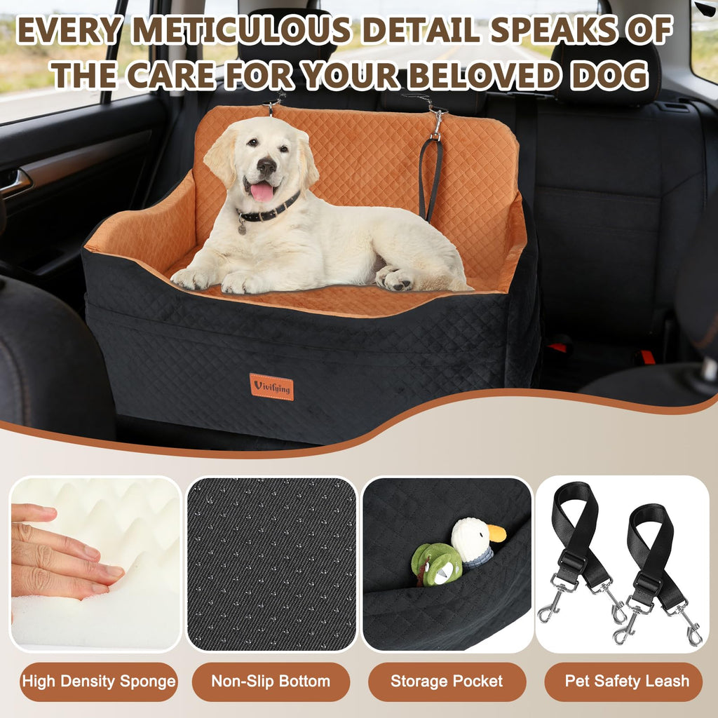 Large Dog Car Seat with 4 in Cushion L782