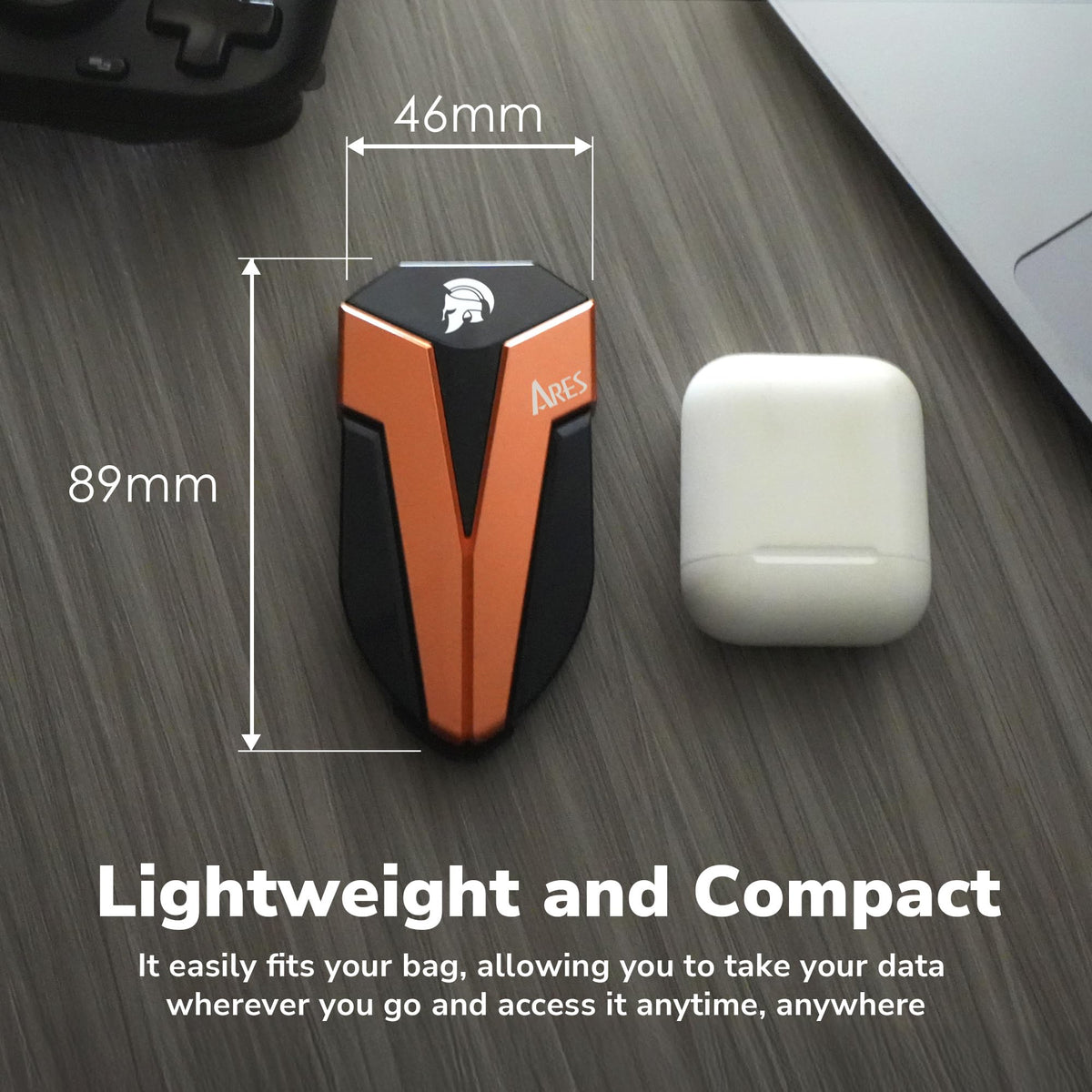 1TB IP67 Waterproof USB 3.2 Gen 2x2 Type C External SSD D359690