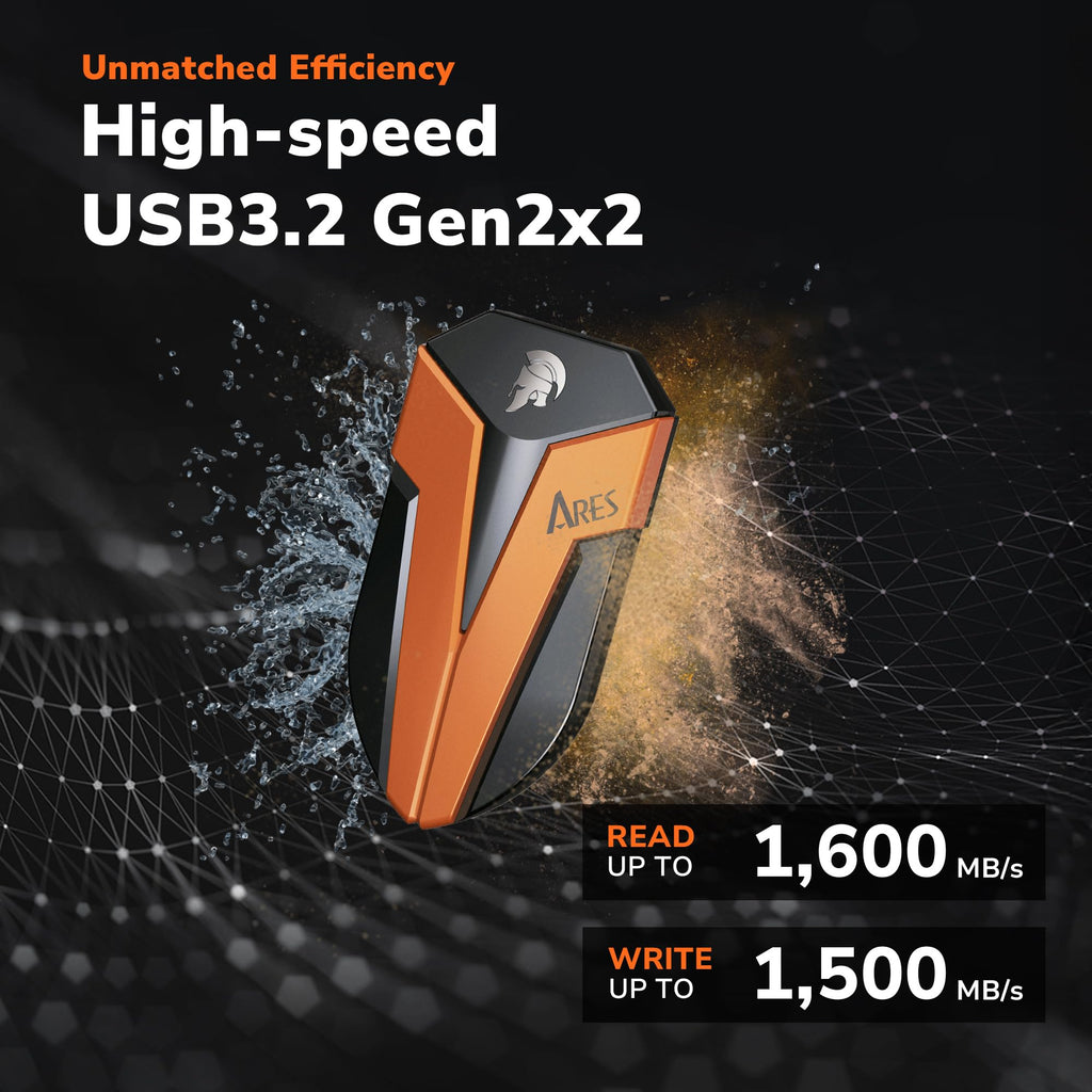 1TB IP67 Waterproof USB 3.2 Gen 2x2 Type C External SSD D359690