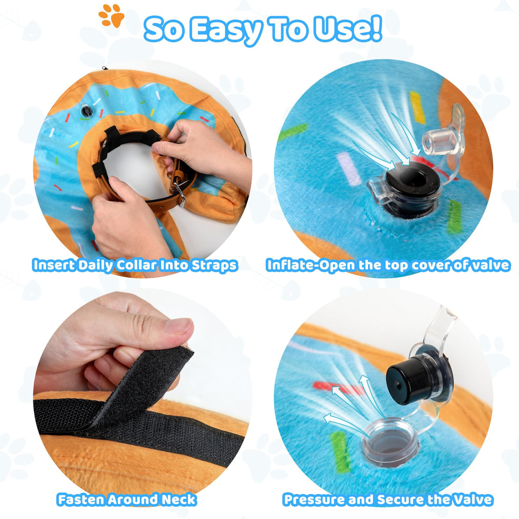 Inflatable Soft Dog Recovery Collar L4235