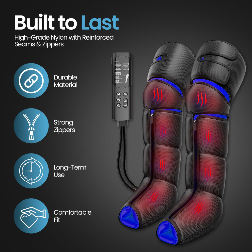 Air Compression Leg Massager with Heat L59590