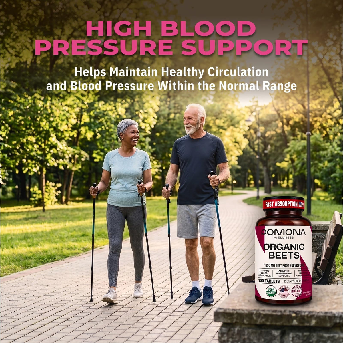 Organic Beetroot Supplement 60 Tabs K7508