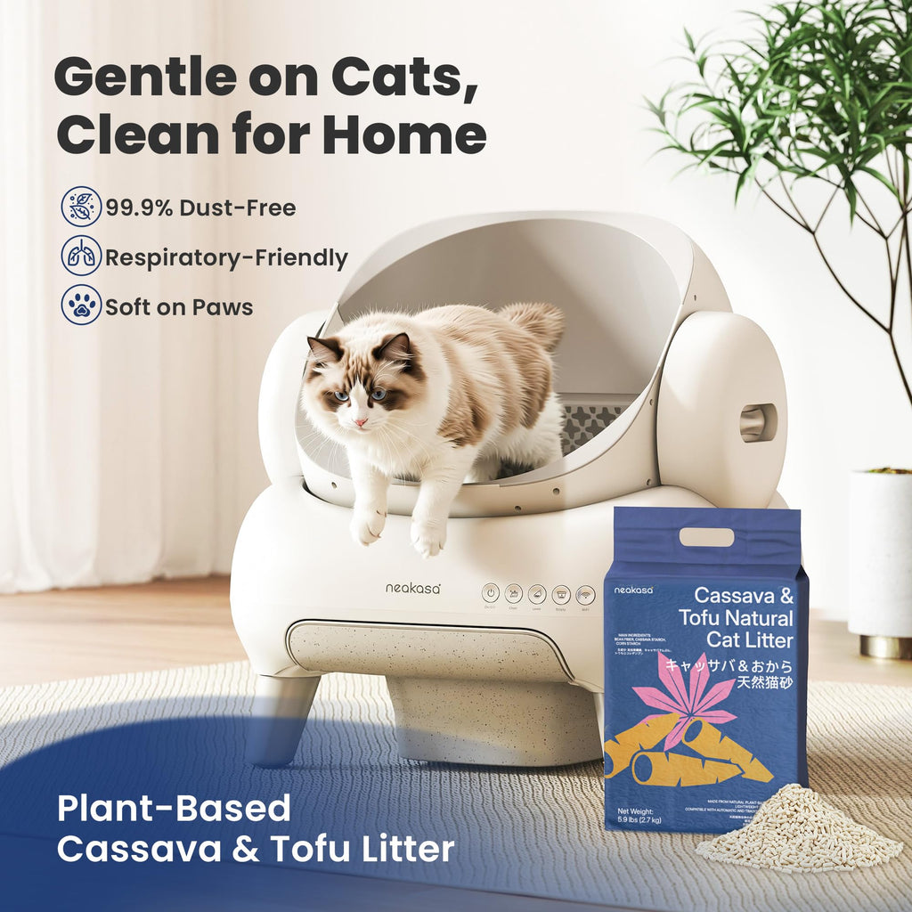 Natural Lightweight Clumping Flushable Cat Litter V909