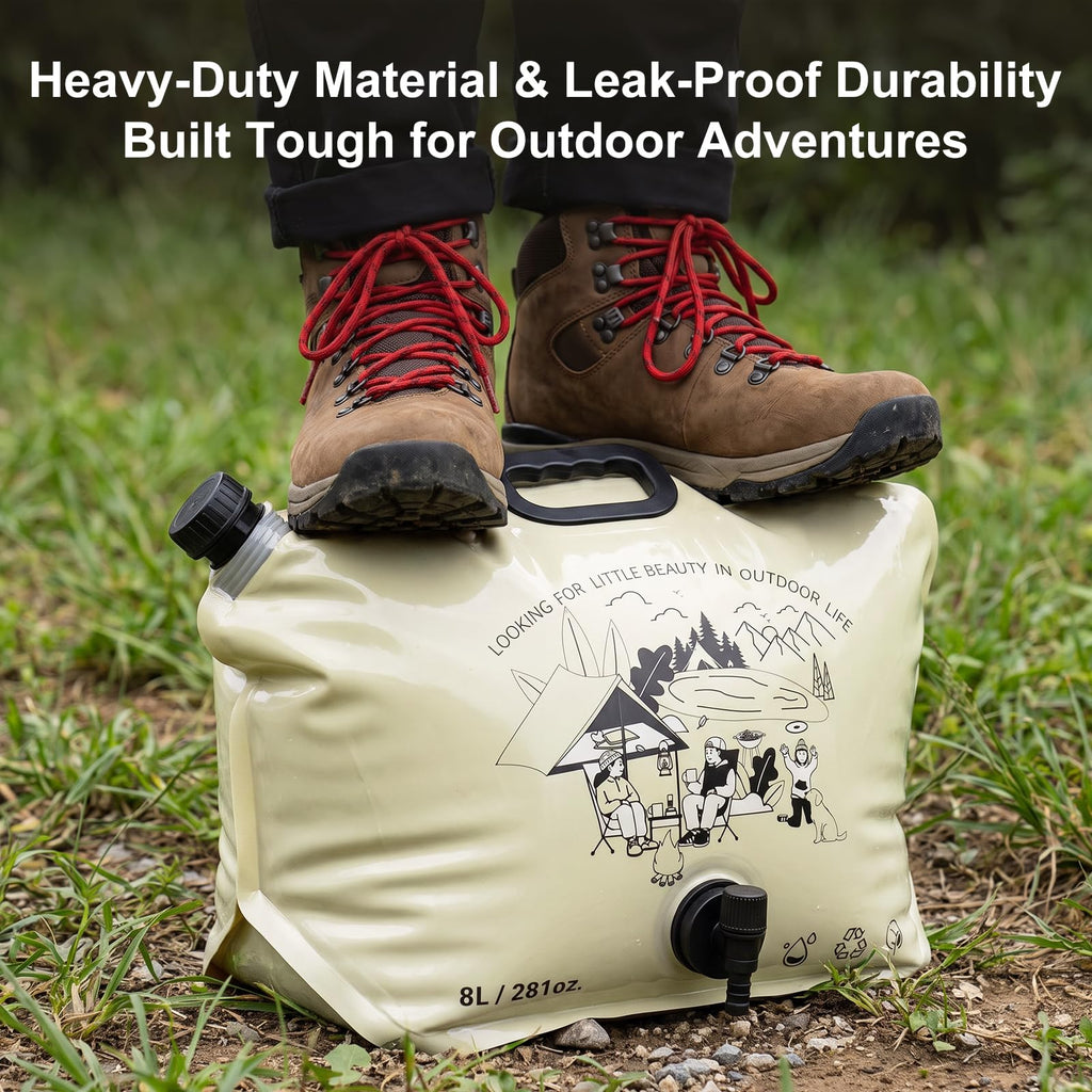 2.1 Gallon Collapsible Water Container with Spout S5548