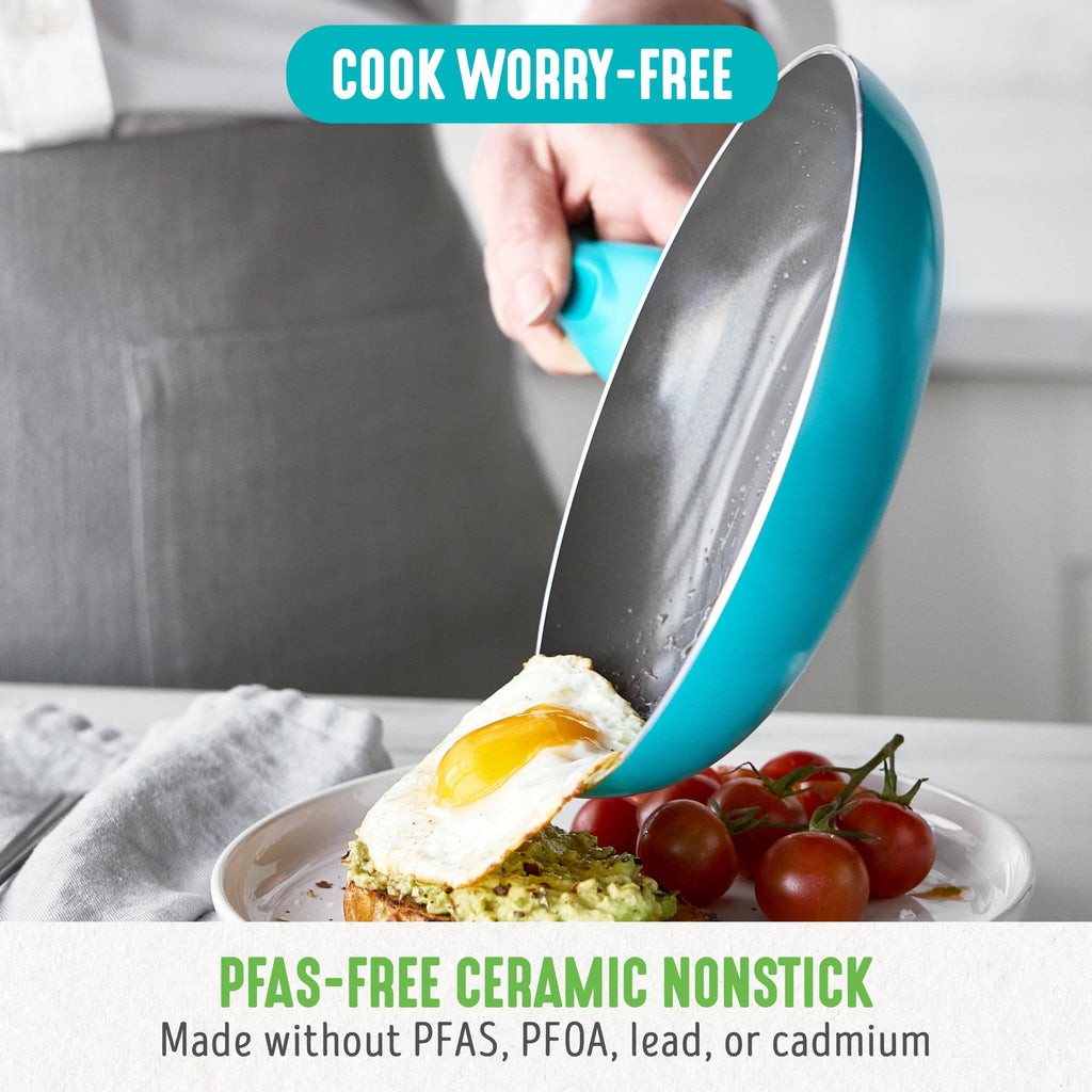 12 Piece Ceramic Nonstick Cookware Set E3035