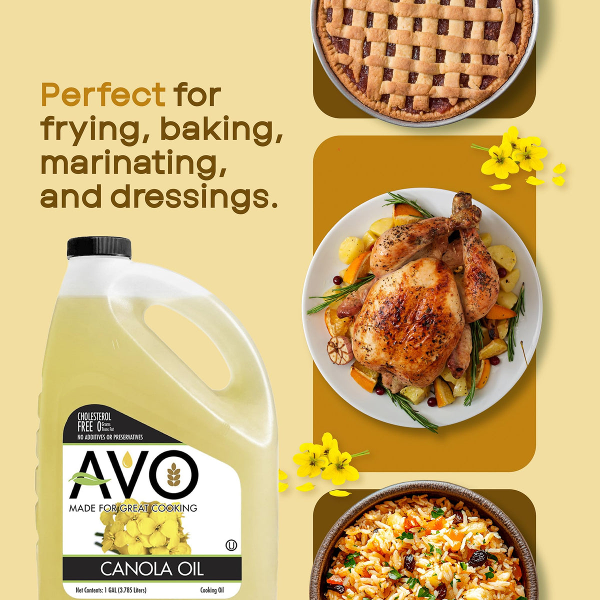 100% Pure Canola Oil 1 Gallon L71228