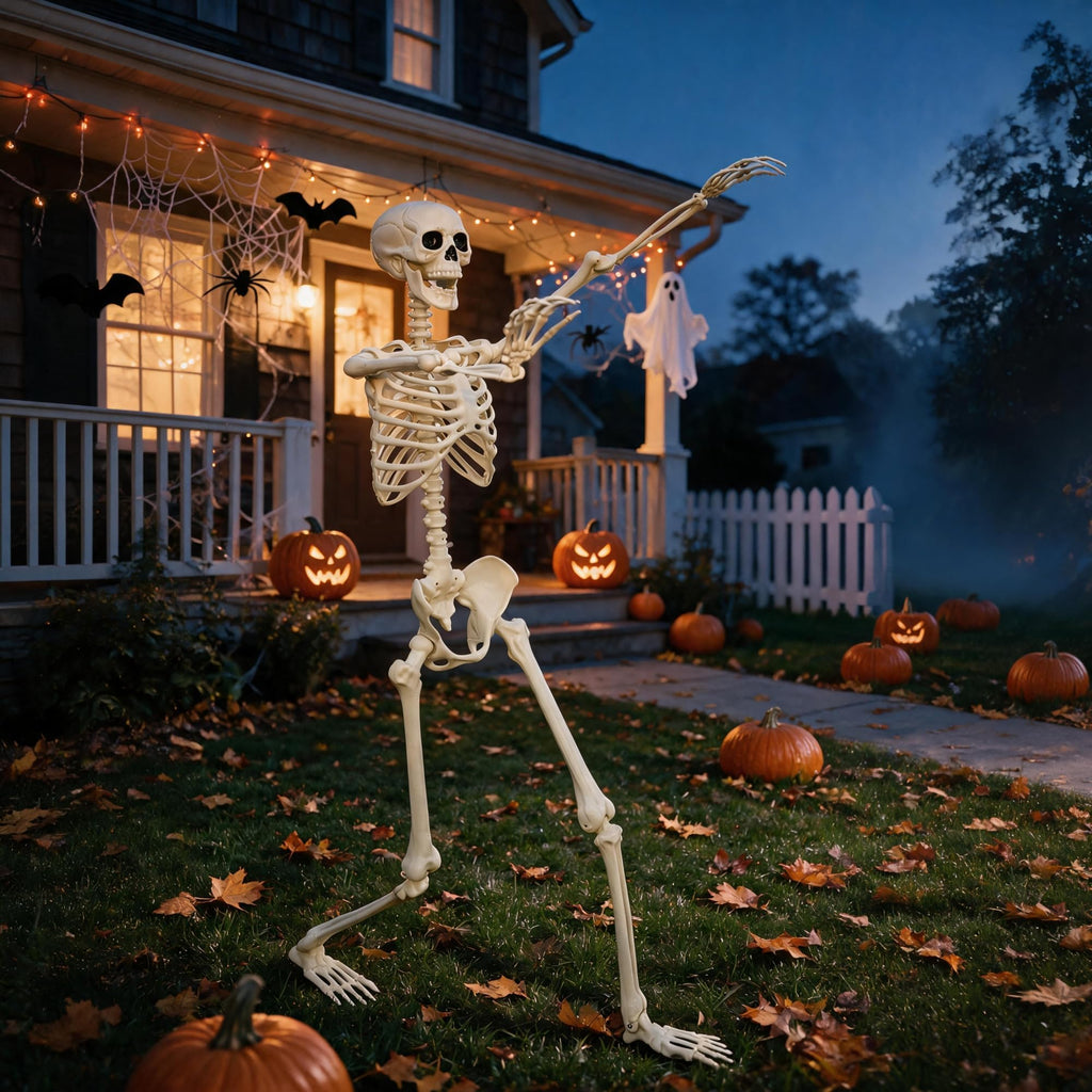 5.4FT Skeleton Halloween Decoration D865