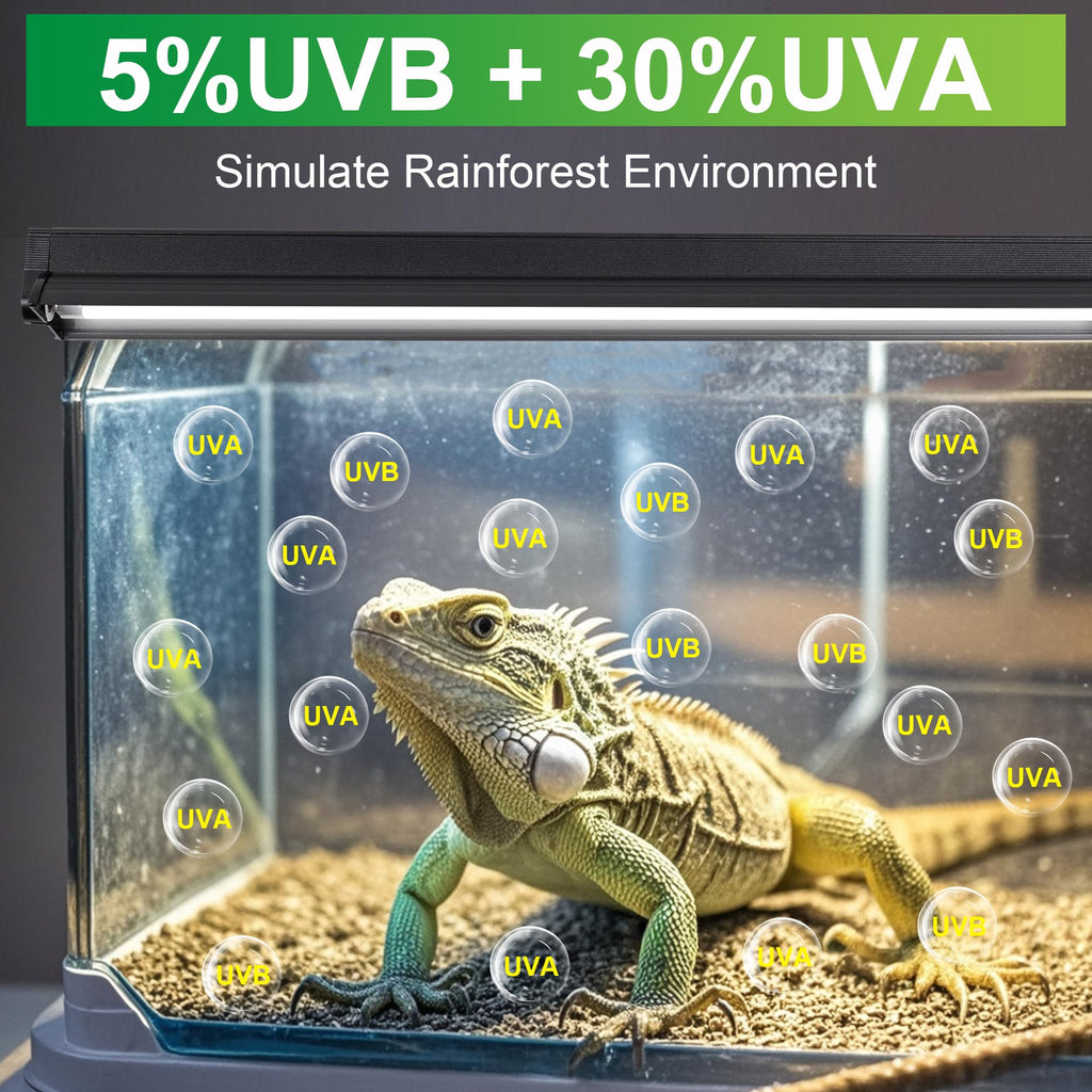 24W T5 5.0 UVB Reptile Light Kit K935