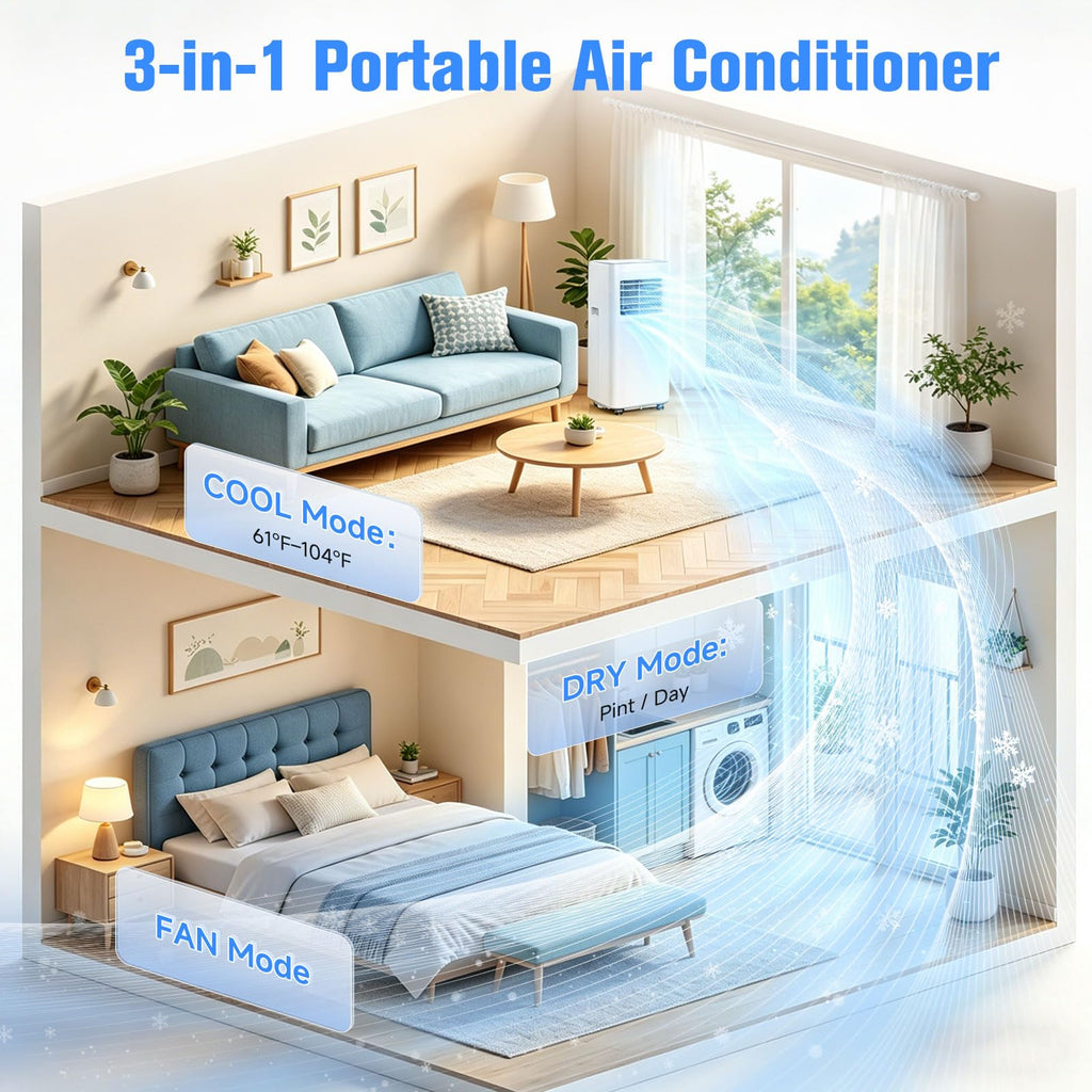 8500 BTU Portable Air Conditioner K714669