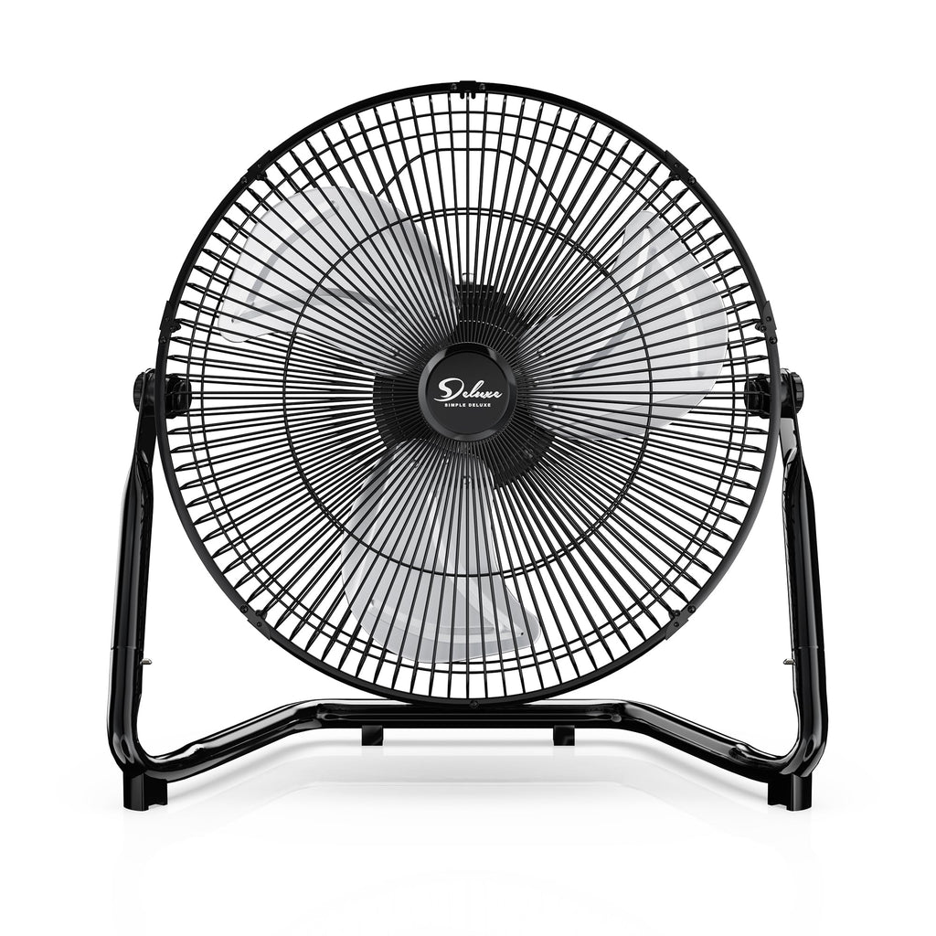 20 Inch 3-Speed Metal Industrial Floor Fans 2-Pack J140511