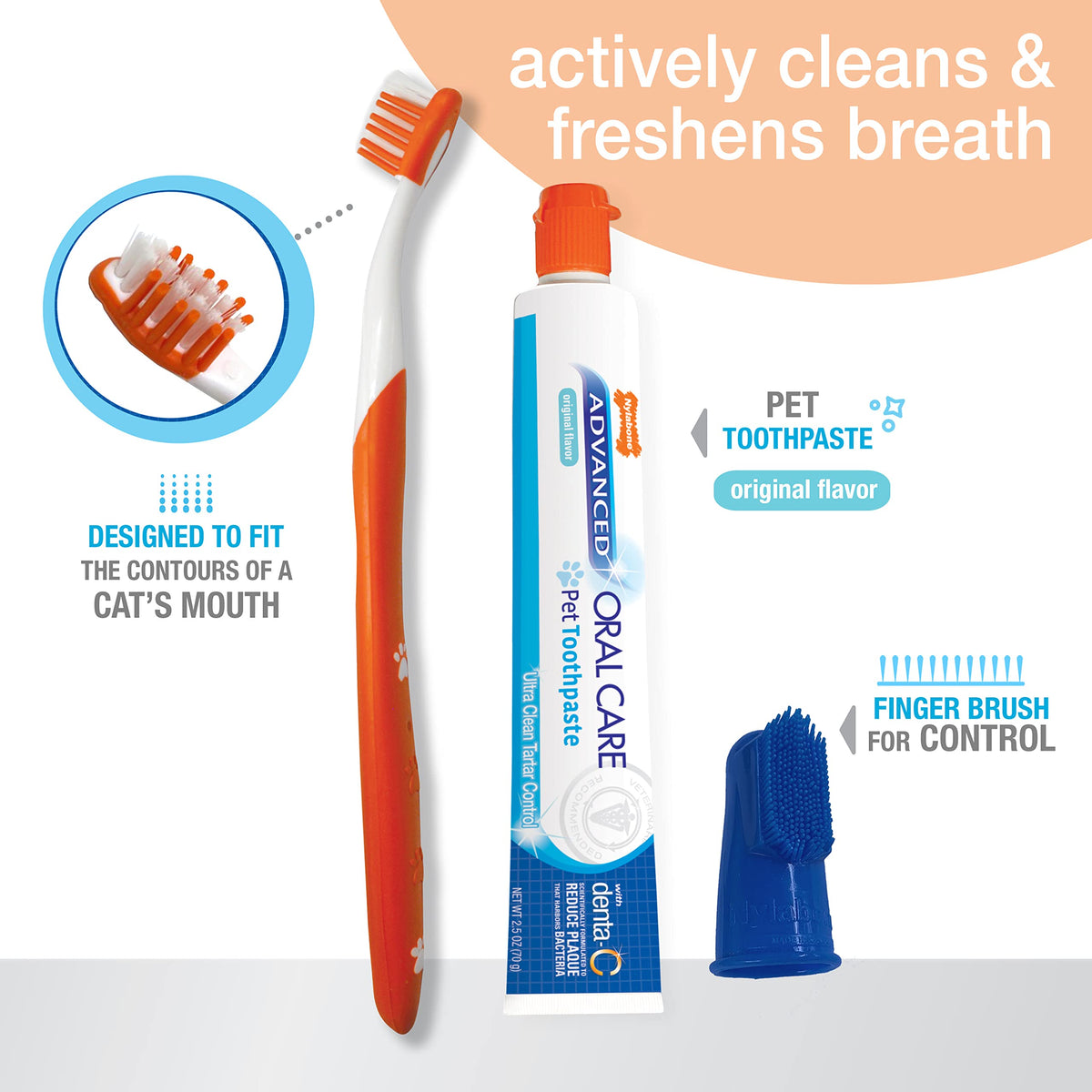 Advanced Oral Care Cat Dental Kit 3 Count P13031
