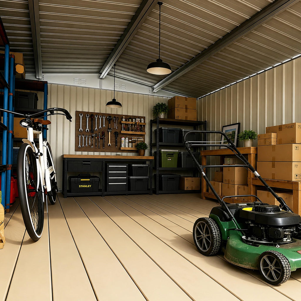 10x14 FT Metal Storage Shed O86763