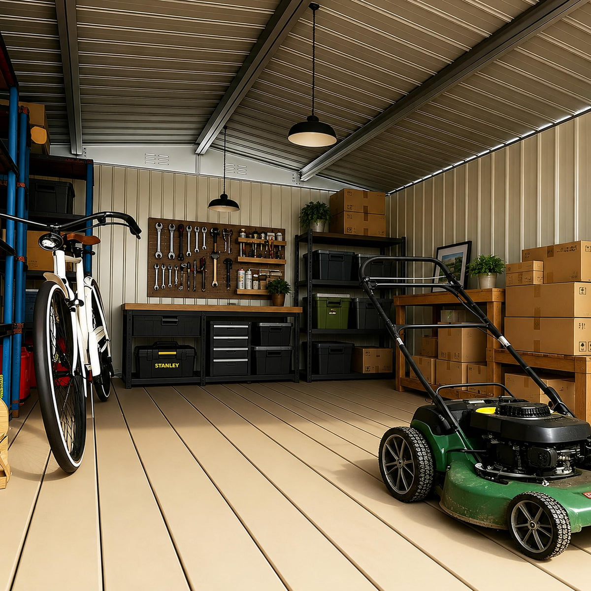 10x14 FT Metal Storage Shed O86763