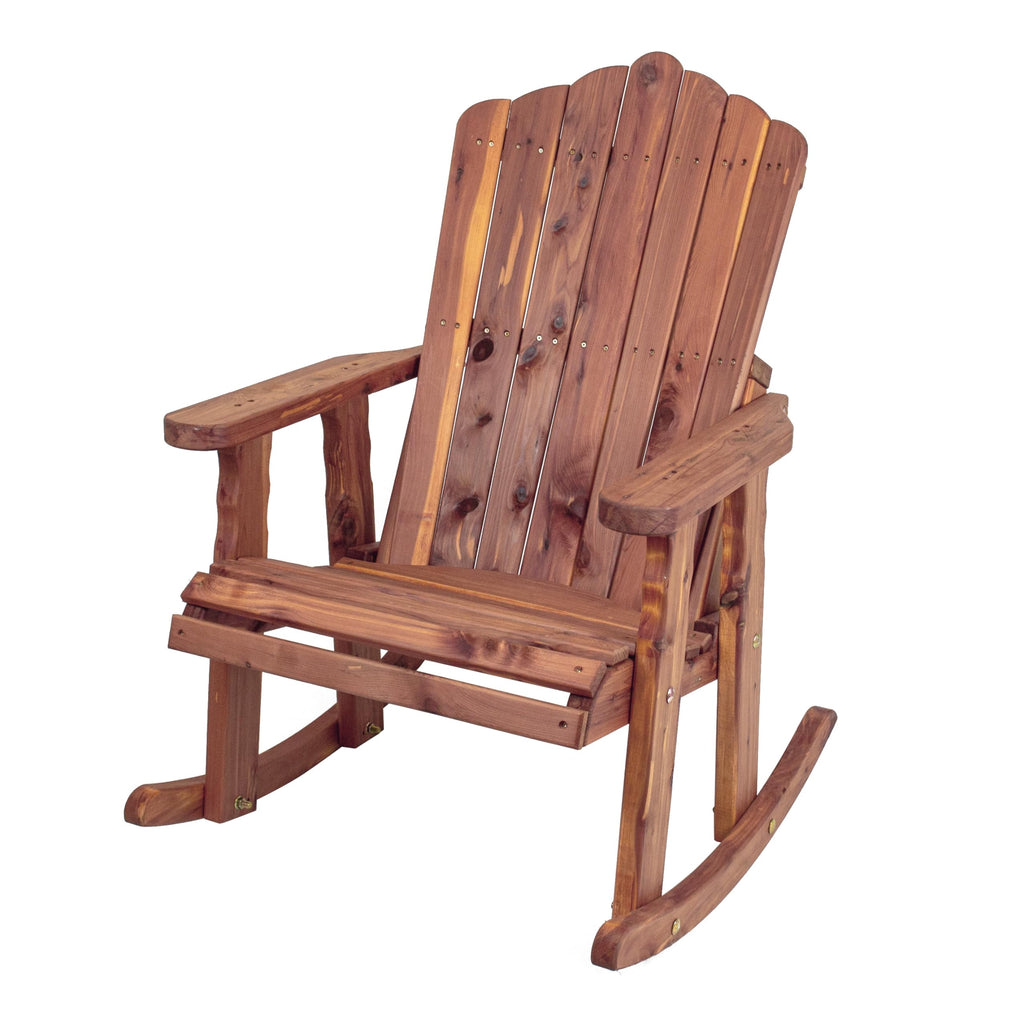 Cedar Adirondack Rocking Chair Z153