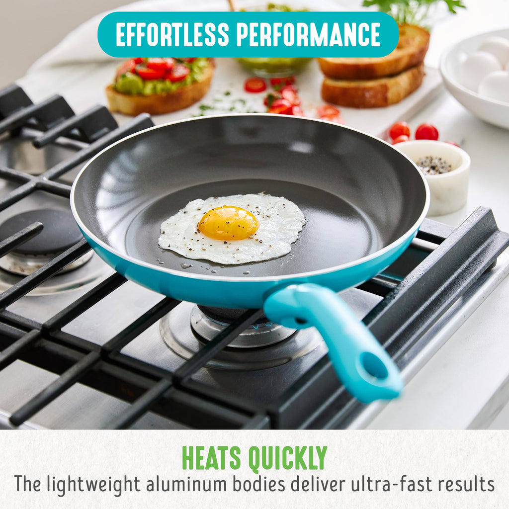 12 Piece Ceramic Nonstick Cookware Set E3035