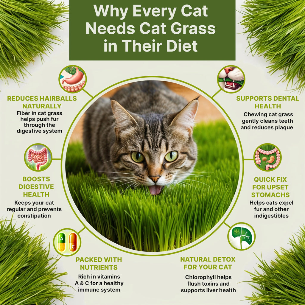 Cat Grass Seeds Mix 16 oz Non-GMO Heirloom N480439