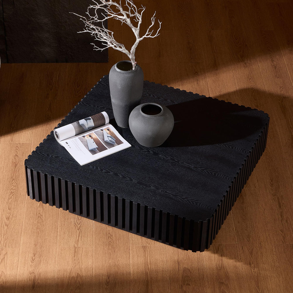 35.43" Square Wood Coffee Table M3977